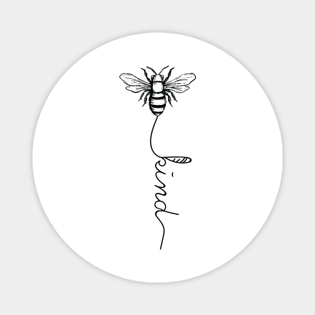 Bee Kind Magnet by animales_planet